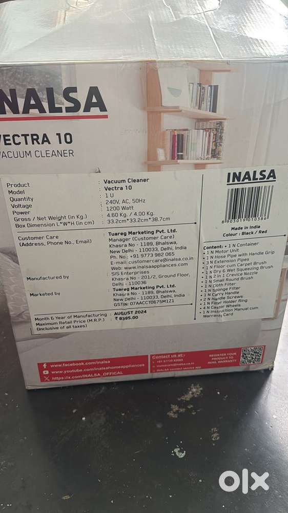 Inalsa Vectra 10 Vacuum Cleaner