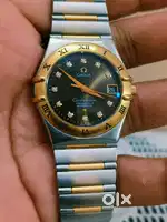 Omega Constellation 18 karat solid rose gold and steel  36mm