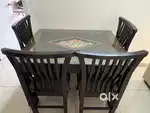 Dining Table & Crockery Unit (mint condition)  – ₹17,000 (Negotiable)