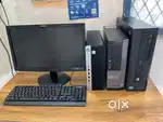 Dell hp core i5 desktop 8gb Ram 256gb ssd19inch monitor