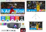 portable Multimedia smart hd projector for Movies/cricket match/gaming