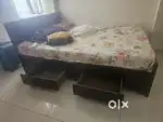 Queen Cot & Mattress for Sale