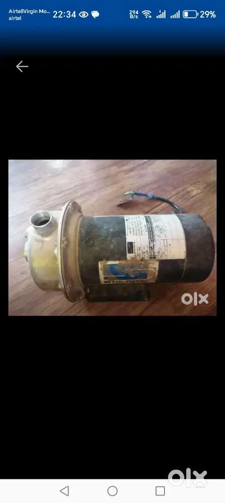 Water motor 1 HP ss cover