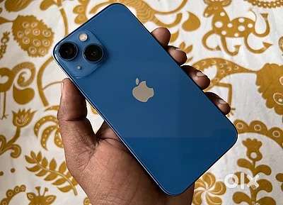 Iphone 13 mini 256 blue only phone and cable