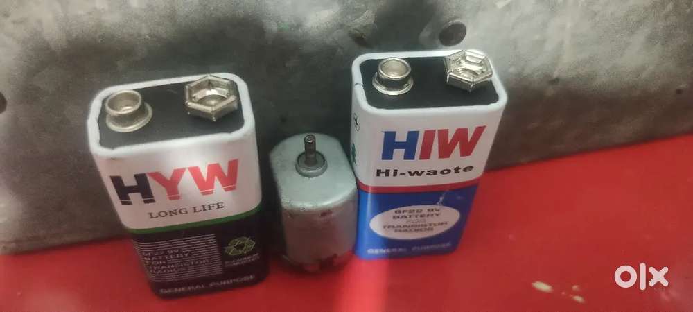 Buy the batteries and their motor