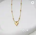 Gold plated stainless steel waterproof premium quality necklace combo
