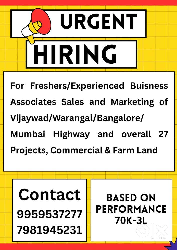 Buisness Associates in Sales and Marketing