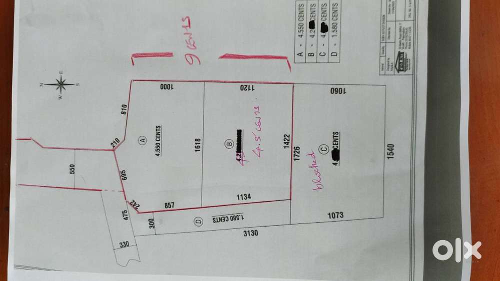 9 Cents Prime Res Plot @ Upper Kakkanad ,Kizhakkambalam Kakkanad Kochi