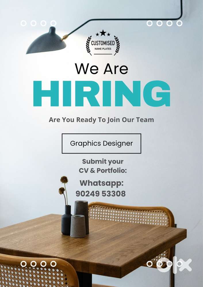 Vaccany fot Designer in Jodhpur