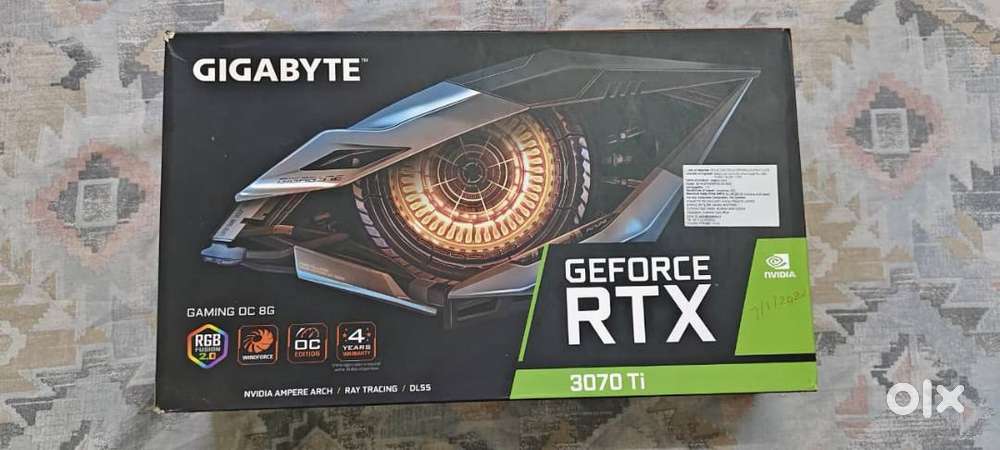 Gigabyte 3070Ti Graphics card with warranty