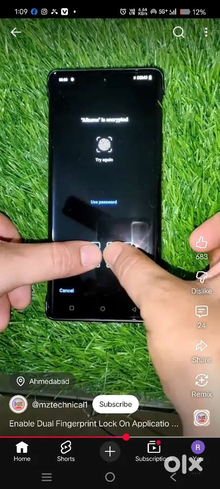 X80 pro 12gb 256 gb very good condition, futher duel fingar in screen