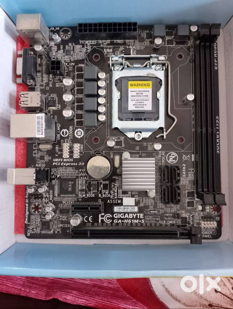 Gigabyte motherboard GA H61M-S supported i3 processer third generation