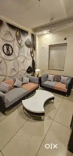 2 BHK flat semi furnished with lift cctv camera security guardfacility