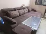 Brown colour sofa set