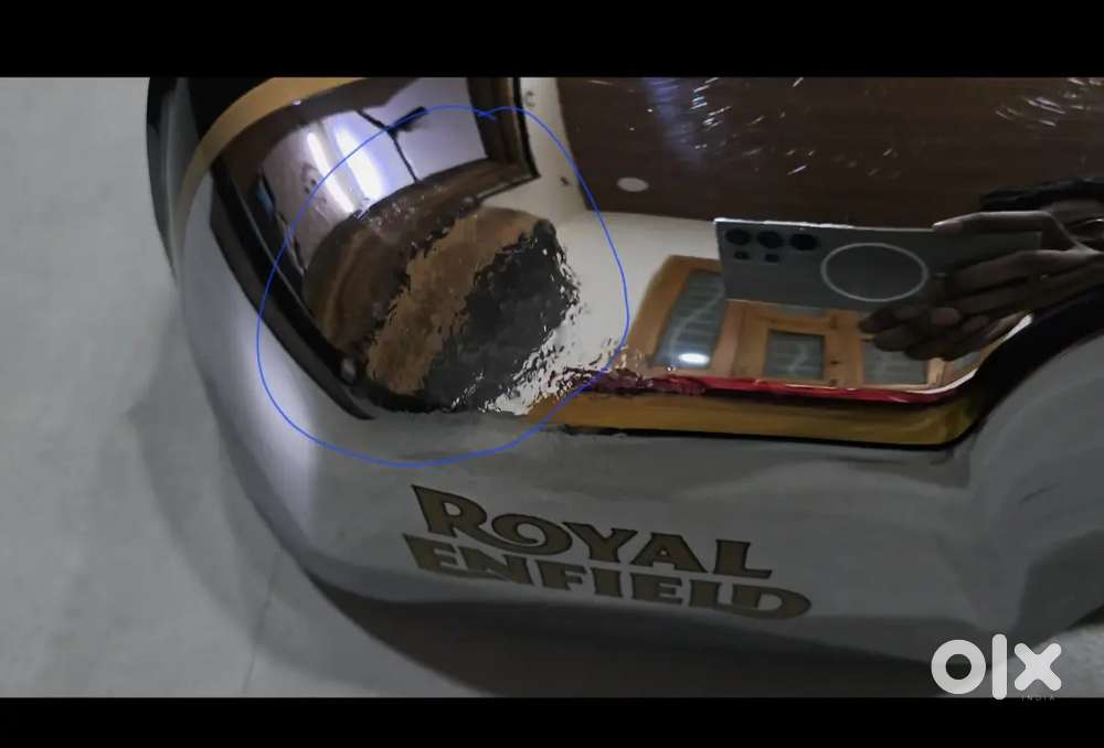 ROYAL ENFIELD CONTINENTAL GT650 FUEL TANK CHROME COLOUR