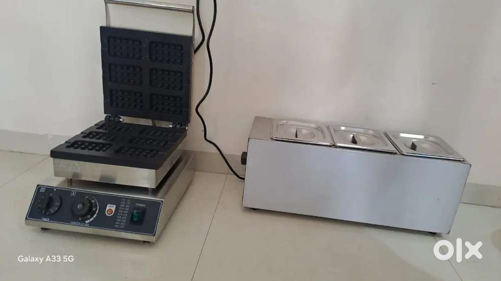 Waffle biscuit machine