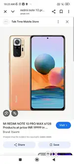 Sell mobile redmi note 10 pro max 128gb