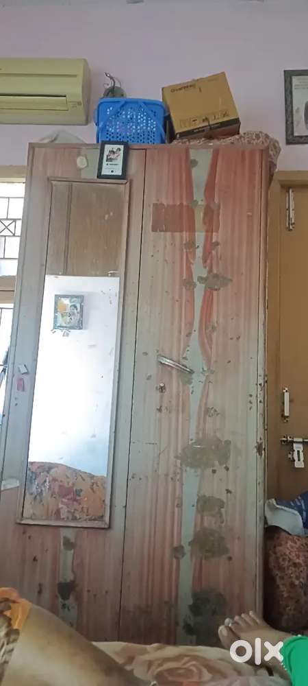 Steel old used bureau 6ft