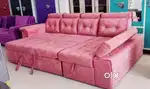 3 seater and lounger sofa Cumbed with storage in STARF FURNITURE