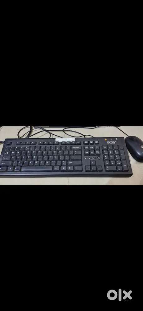 1 year old original Acer keyboard and HP mouse