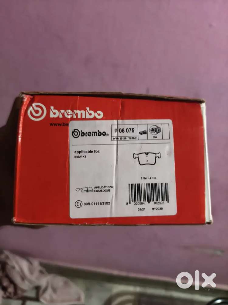 BMW X3 BRAKE PAD WITH SENSOR