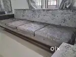 6 seater Sofa set with 3 puffy