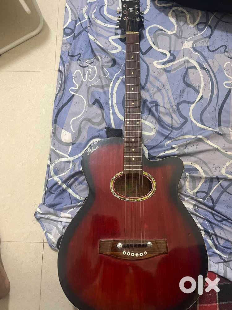 Guitar-Acoustic Guitar included Capo and Adjustable Thrust Rod