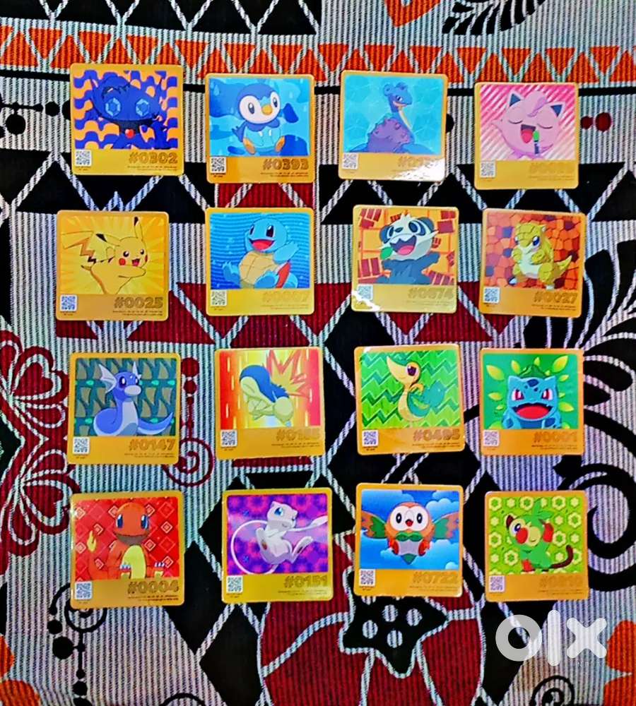OREO & NISSIN POKEMON CARDS & STICKERS