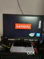 Just 4 days old new monitor lenovo 19.5 inch- Bill box 3 yr warranty