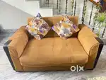 7 seater sofa set with 7 large fluffy cushions for sell.