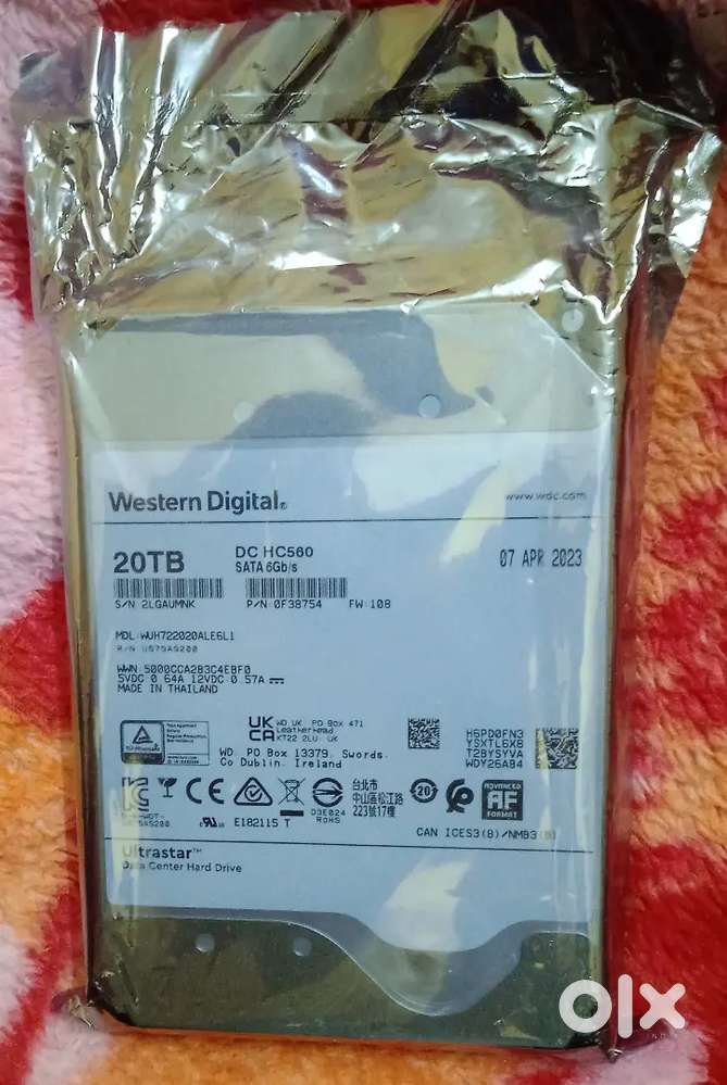 Brand New WD 20TB Hard Drive l Sealed