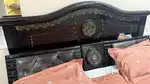 6*6 Bed and Mattress 6*4 teakwood bed