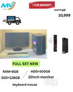 Hard Disk - 500GB  Graphics  All Basic Software  Branded FULL SET