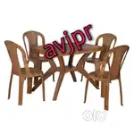 New plastic furniture table with chairs cafe furniture restaurant furn