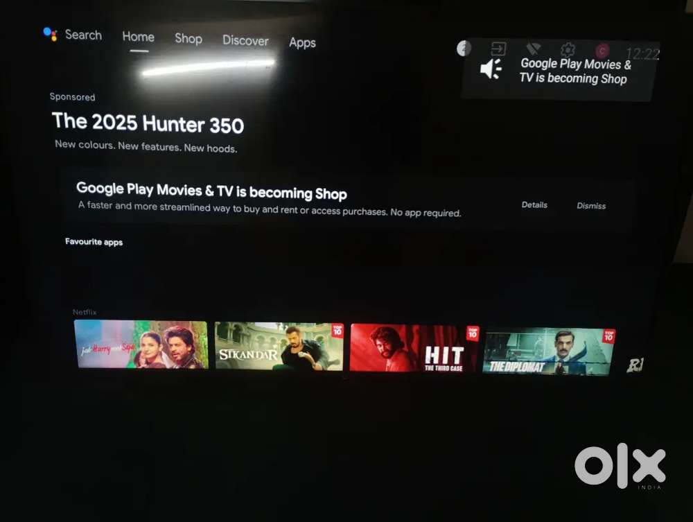 One plus y1S pro 43 inch android smart 4k tv