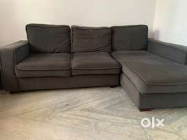 3 seater sofa - L shape, purchased from pepperfy