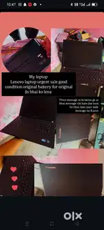 Lenovo laptop 256 SSD ke sath RAM 4 GB