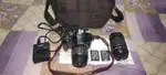 Canon 1300d in neet condition with 2 lenses