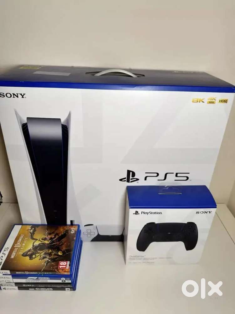 Sony PlayStation 5 Disc+ controller + 5 games (825GB)