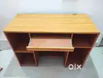 Durable Light Brown Computer Table