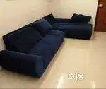 5 Seater L-Shape Sofa Set in Premium Fabric