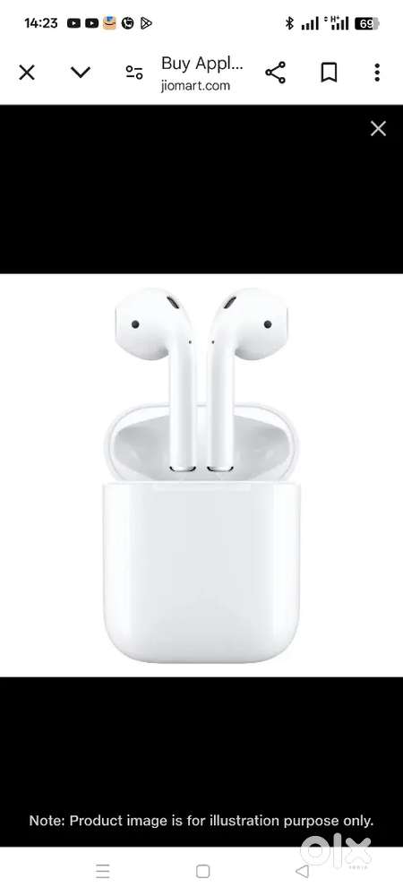 Apple airpods gen 2 original with bill