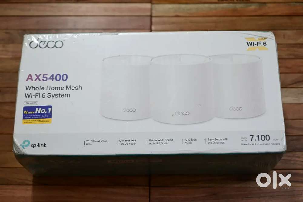 TP-Link Deco X60 (3-Pack) – Brand New, Sealed