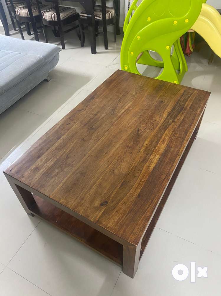 Premium Sheesham Wood Center Table - 1 Year Old, Mint Condition