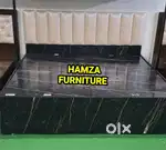HAMZA FURNITURE New designer stylish look particle wood Bed 6by6
