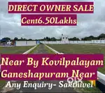 Kovilpalayam & Ganeshapuram Near Dtcp plot Sale