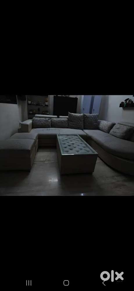L shaped sofa