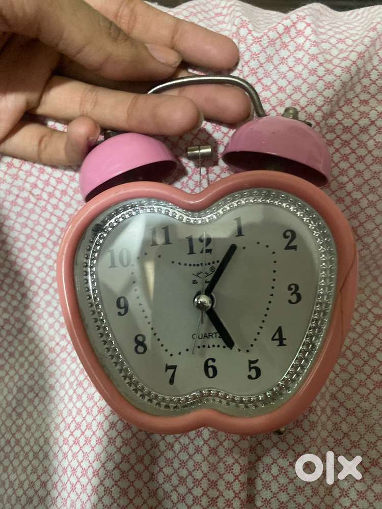 Clock and it was pink