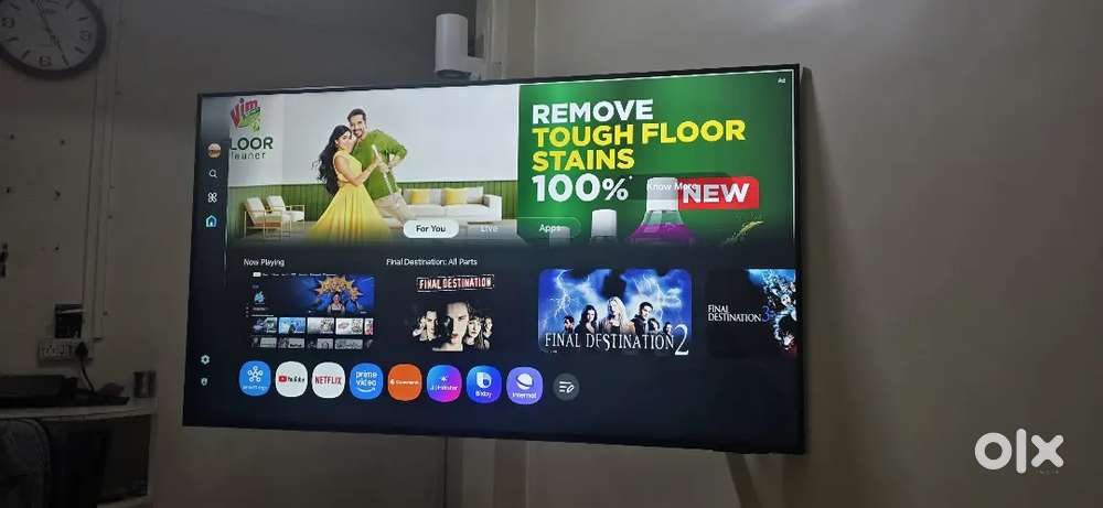 Samsung 55 Crystal UHD TV (purchased on Nov 1, 2025)