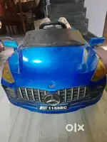 Electronic car color - blue